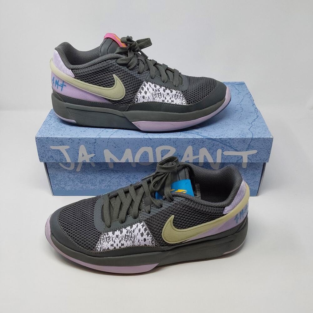 Nike Ja 1 Personal Touch Night GS Iron Grey Lilac DX2294-002 Size 7Y NIB